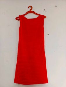 Red Sleeveless Dress