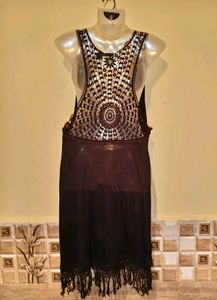 🎁Buy 2 Get 1 Free🎁Black Fringe Beach Dress