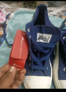 Blue BISC Canvas Sneakers
