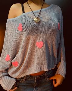 coolest y2k see-through knitted sweater