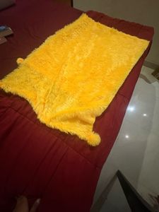 Yellow Pom-Pom Scarf (never used)