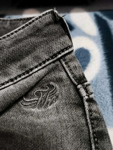 Grey Denim Jeans