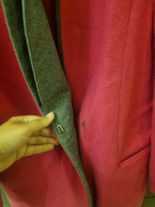 Beautiful Pink Coat Mid Size