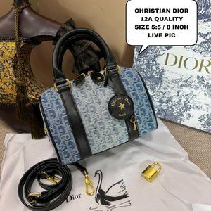 DIOR OBLIQUE IN SPEEDY DENIM WITHOUT BOX