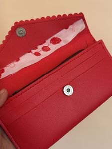 Red Wallet For Womens