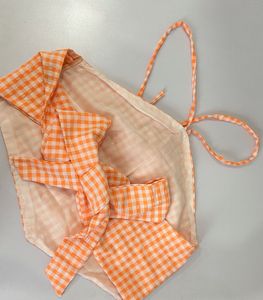 Gingham Crop Top