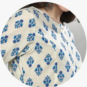 Sangria Printed Kurta Set