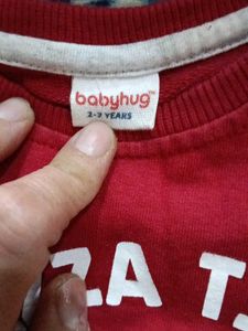 combo of sweat shirt + woolen zipper(3 years)