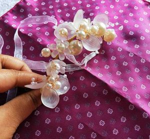 Floral Pearl Bracelet