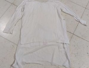 white tshirt layered