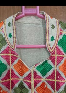 Phulkari Kurta Set