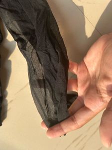 Stockings Black and Beige