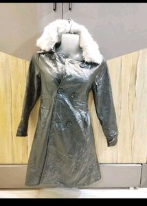 Vintage Faux Leather Coat