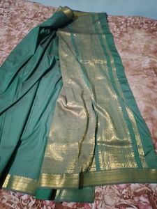 Green Zari Saree At 750