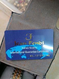Jean Fendi Swiss Quartz Watch