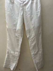 Cotton Chikankari Pant