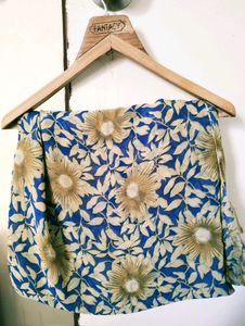 Flower Print Saree