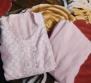 Kurti Pant Suit With Dupatta