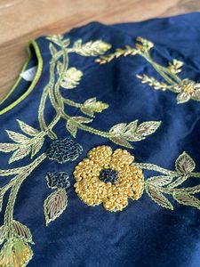 Embroidery Work  Gown