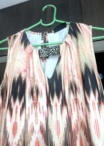 Skater Dress With Embellishments In The Neck