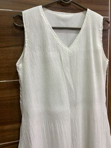 Flowy White Summer Dress
