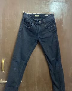 Mid Raise Slim Fit Denim Blue Jeans by Easy buy!