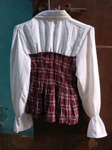 Top White And Beidge Mix For Younger Girl