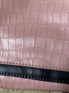 Caprese Handbag Pink Almost New Little Bit Used