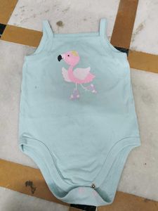 Cute Flamingo Baby Bodysuit