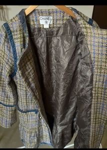 CHANEL Woven Tweed Jacket Shift DRESS