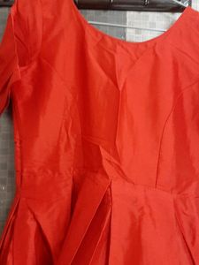Unused new Red Gown , Bust 34 Inches
