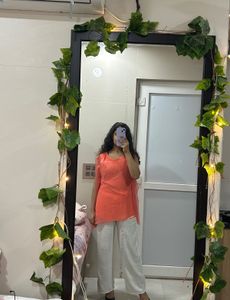 Orange Kaftan Style Top