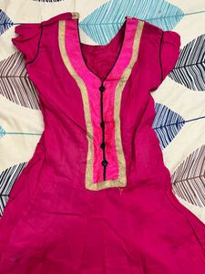Vibrant Pink Ethnic Kurta