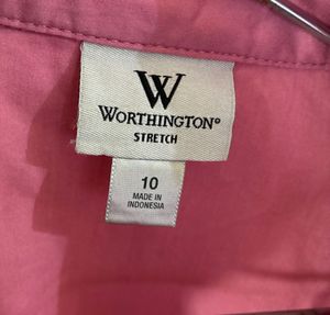 Pink Button-Down Shirt