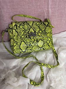 Imported Snake Skin Two Way Bag