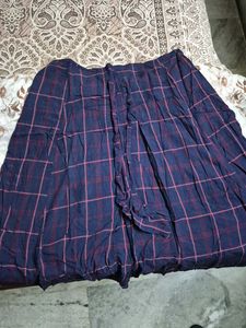 Plaid Maxi Skirt