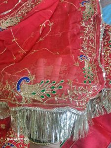 Red ( blood) Embroidered Heavy Poshak
