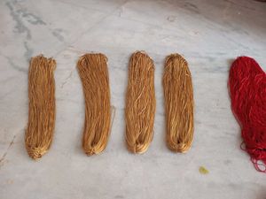 Set of 2 Colorful Silk Macrame Craft Bundle