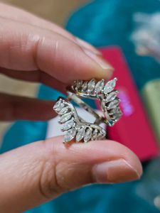 GIVA Cubic Zirconia Studded Ring