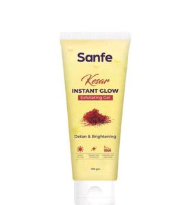 sanfe kesar instant glow exfoliating gel