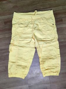 Yellow Capris Pants