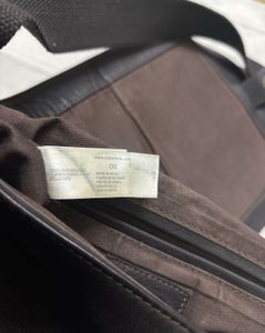 Calvin Klein Leather Messenger Bag