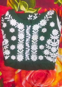 Beautiful Nyra Cut Kurti With Embroidery
