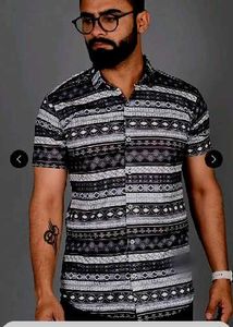 Patterned Casual Shirt