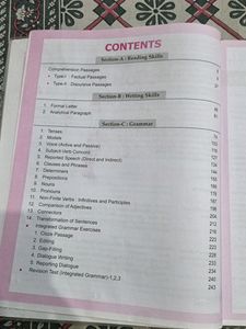 Class 10 English Grammmer Book