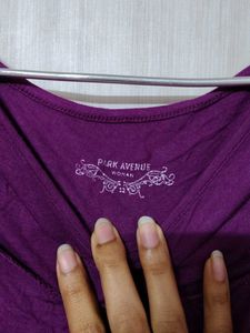 ❗ CLEARANCE ❗ Park Avenue Purple Sequin Top