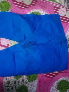 Bright Blue Casual Pants