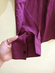 Purple Women Shirt
