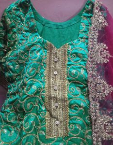 Party Wear Heavy Dress 3 Pice