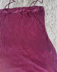 SHEIN marroon mini dress, XS